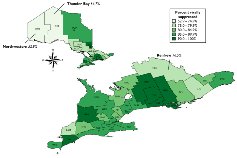 Key Findings from the report “HIV in Ontario by public health unit ...